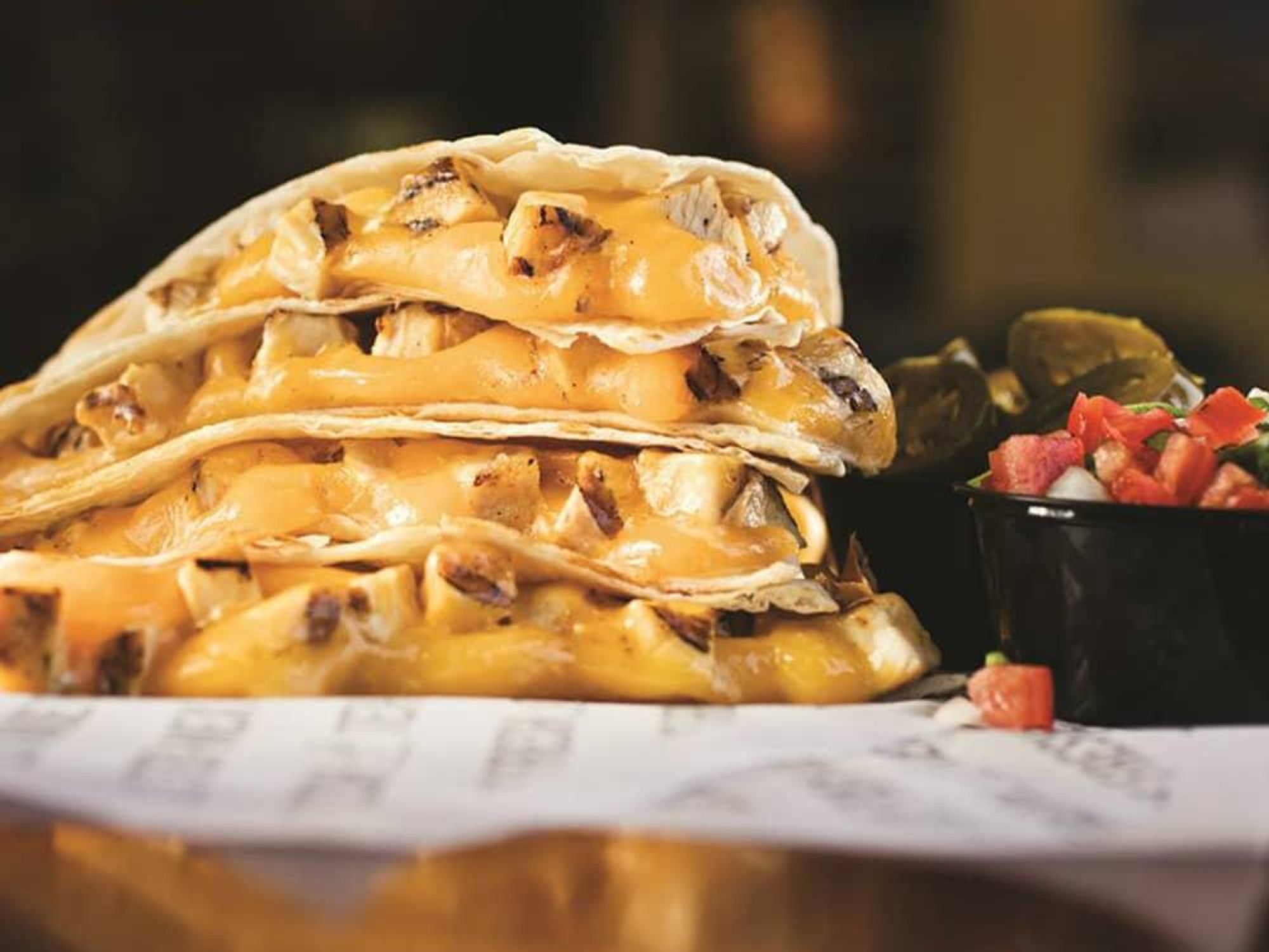 Taco Bueno quesadillas