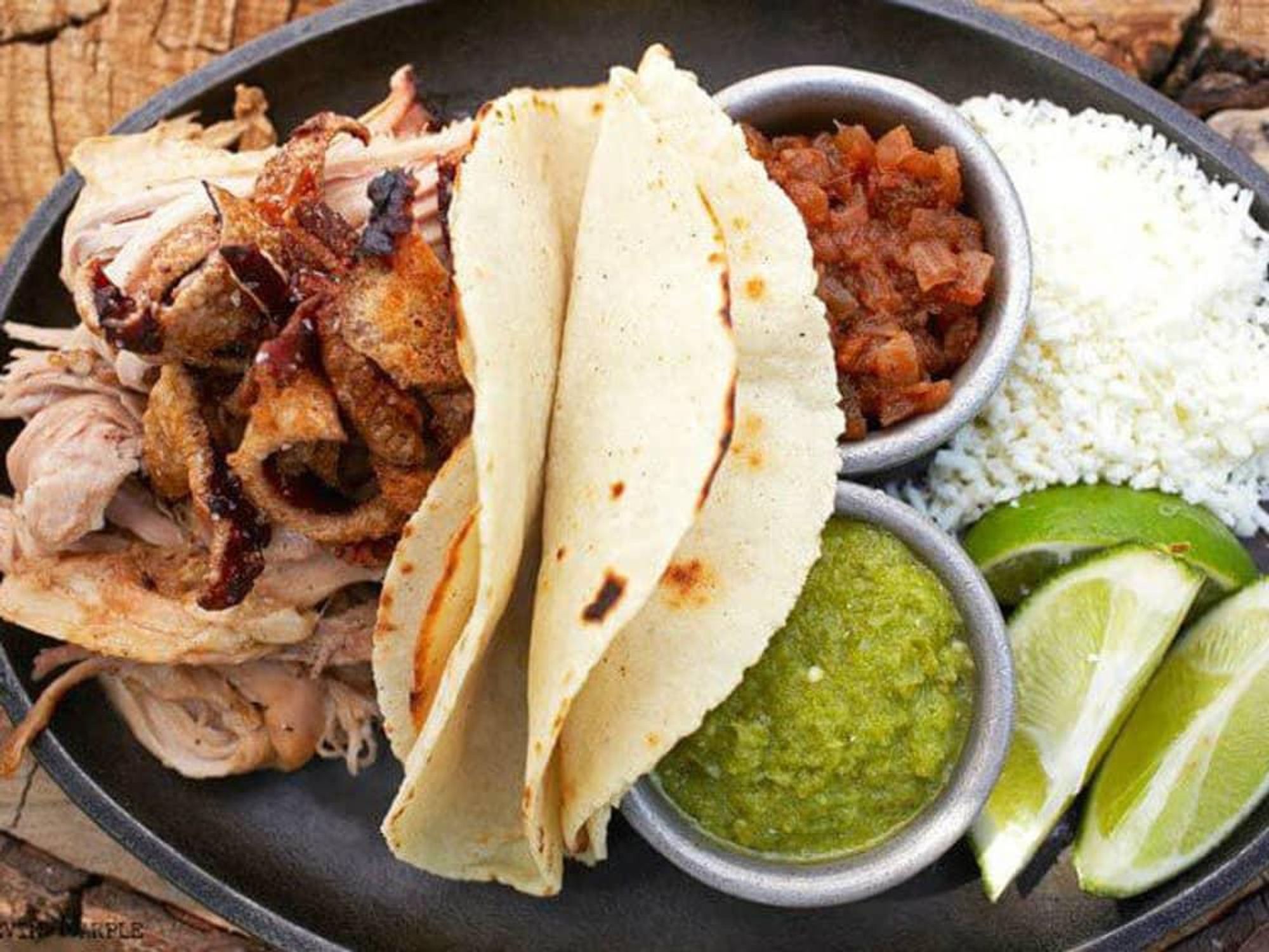 Tacos at Woodshed Smokehouse in Fort Worth