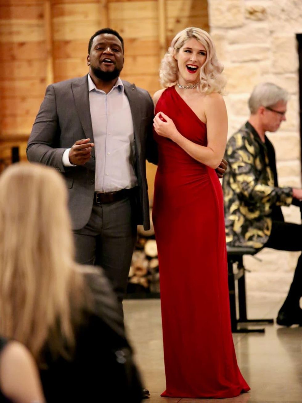 Tenor Lwazi Hlati and soprano Gabrielle Gilliam