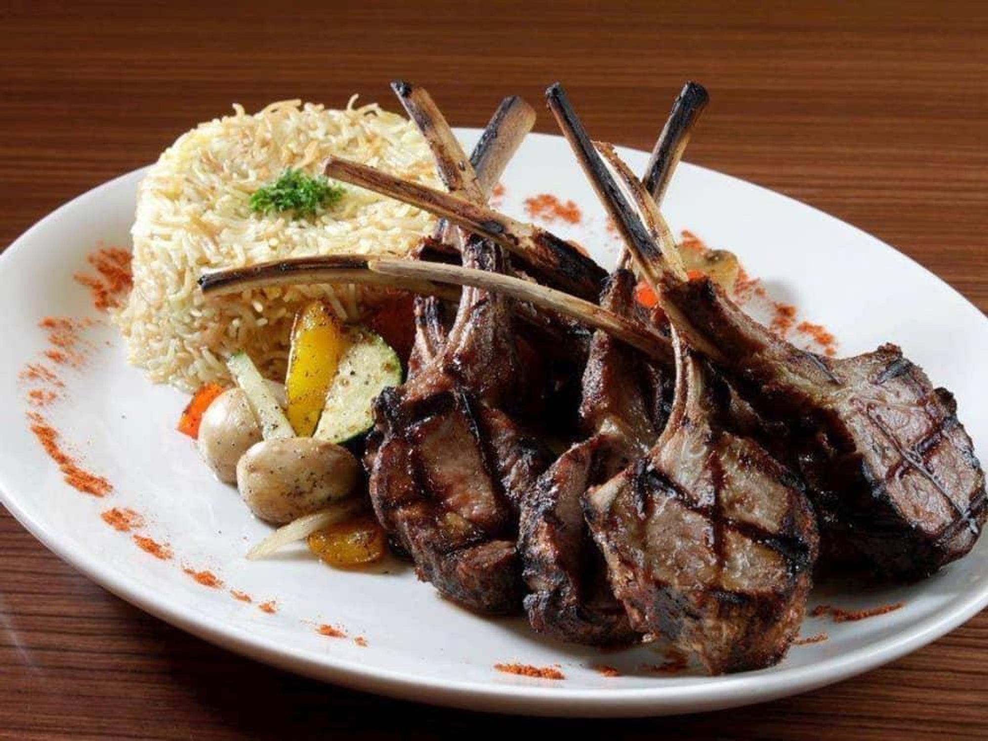 Terra Mediterranean Grill lamb chops