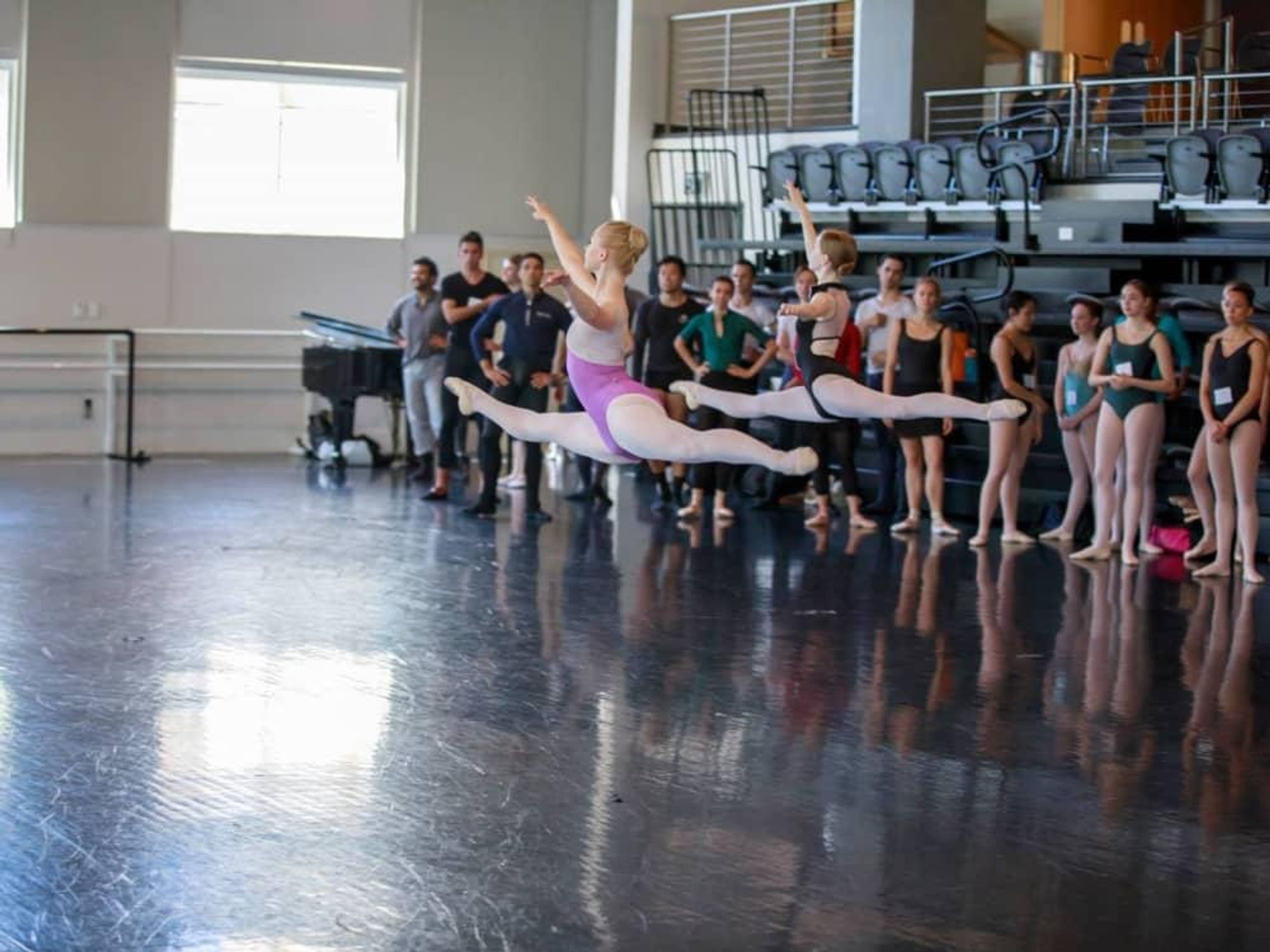 Texas Ballet Theater studio rehearsal