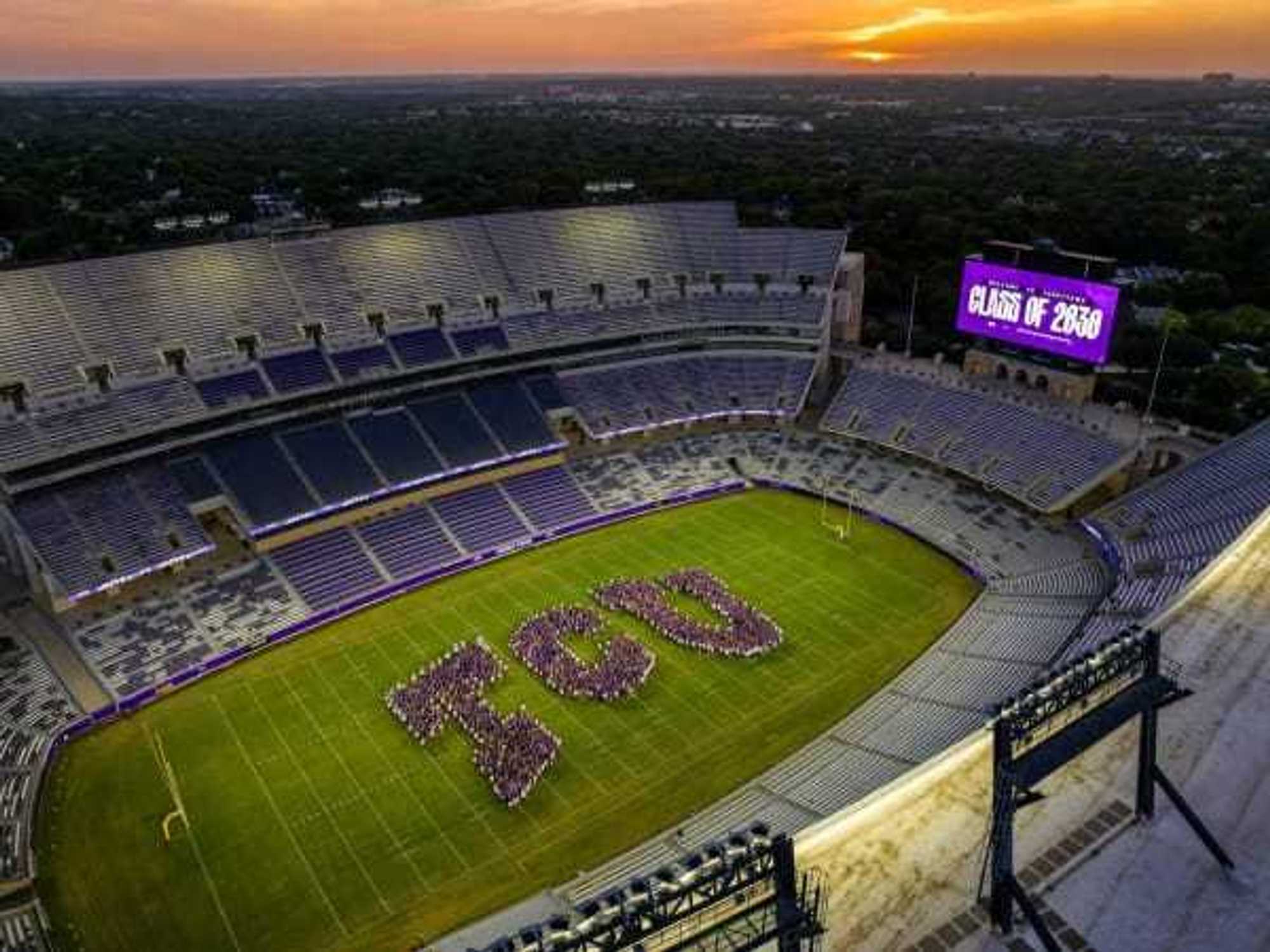 Texas Christian University football stadium