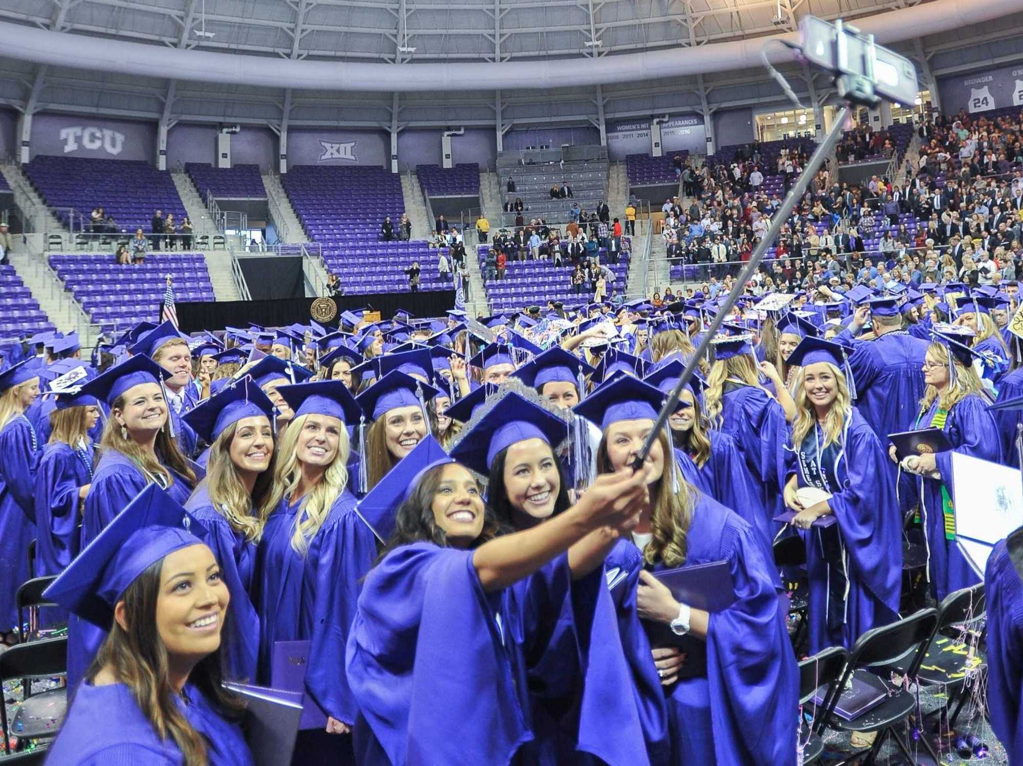 Texas Christian University graduation ceremony