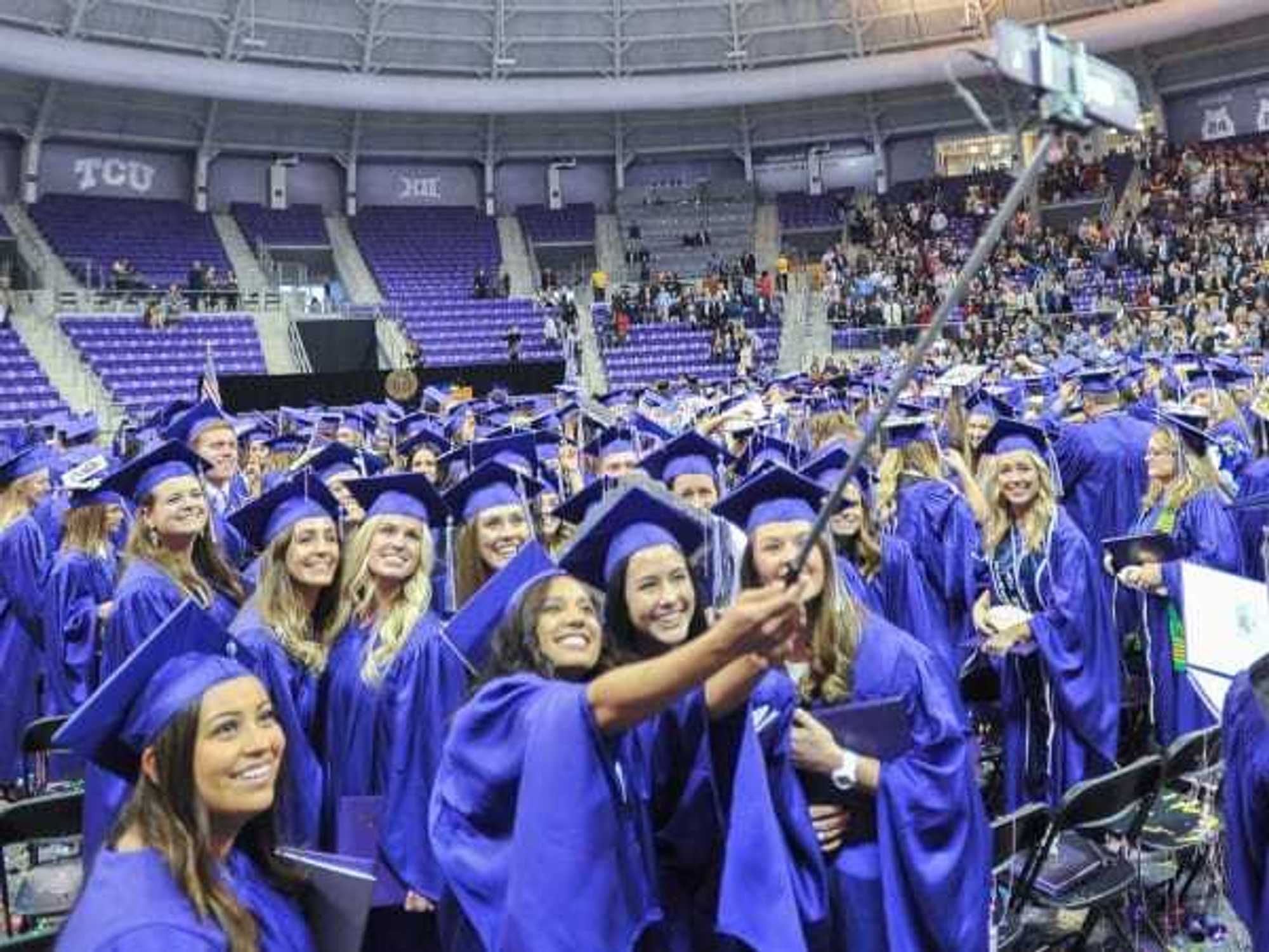 Texas Christian University graduation ceremony