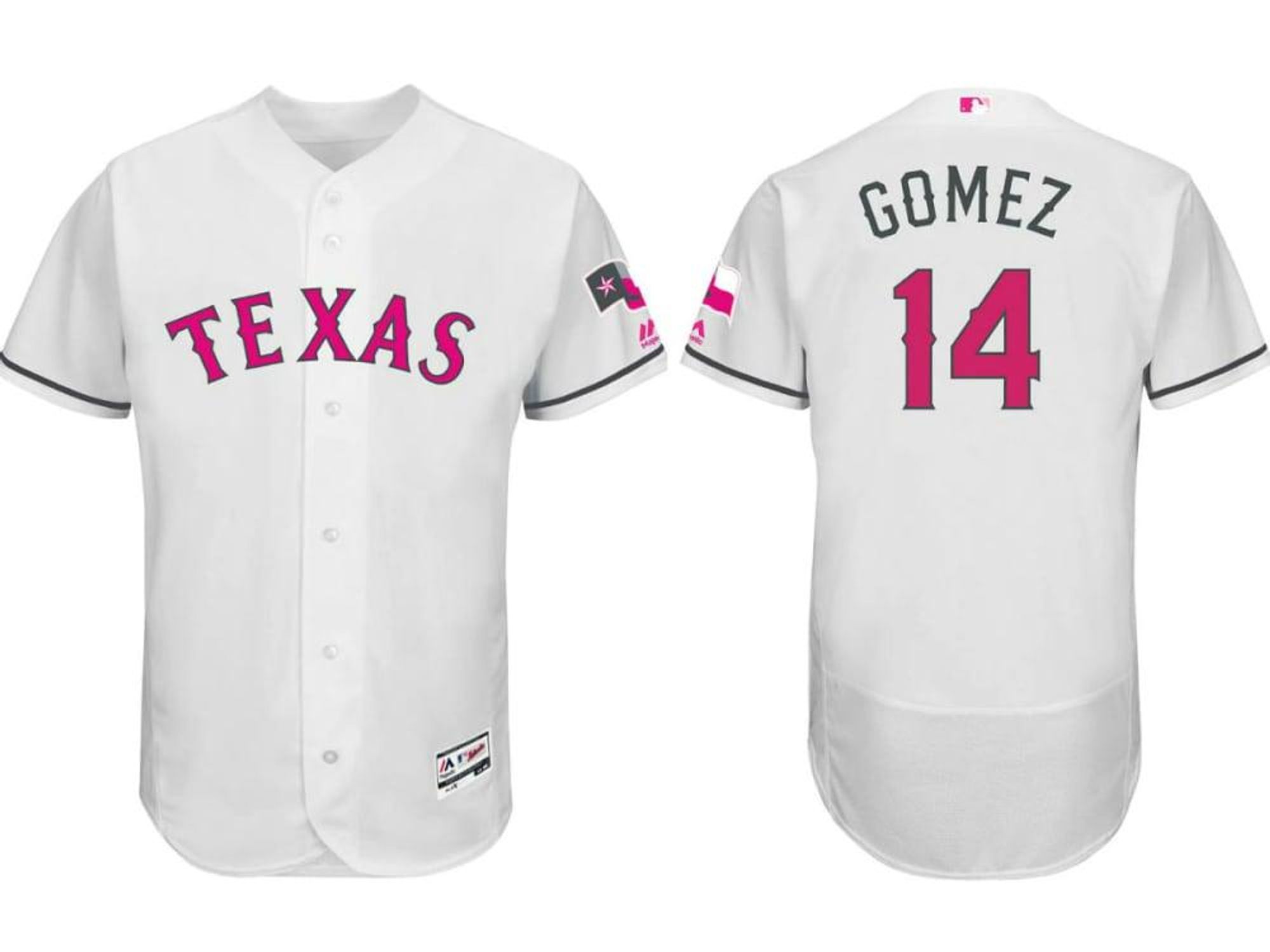 Pets First MLB Texas Rangers Baseball Pink Jersey - Licensed MLB
