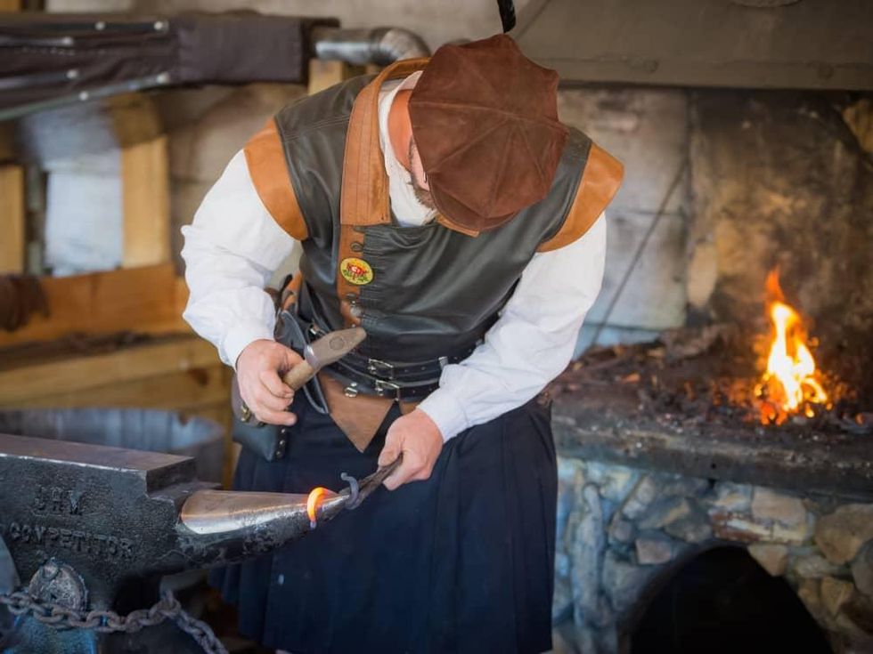 Texas Renaissance Festival blacksmith
