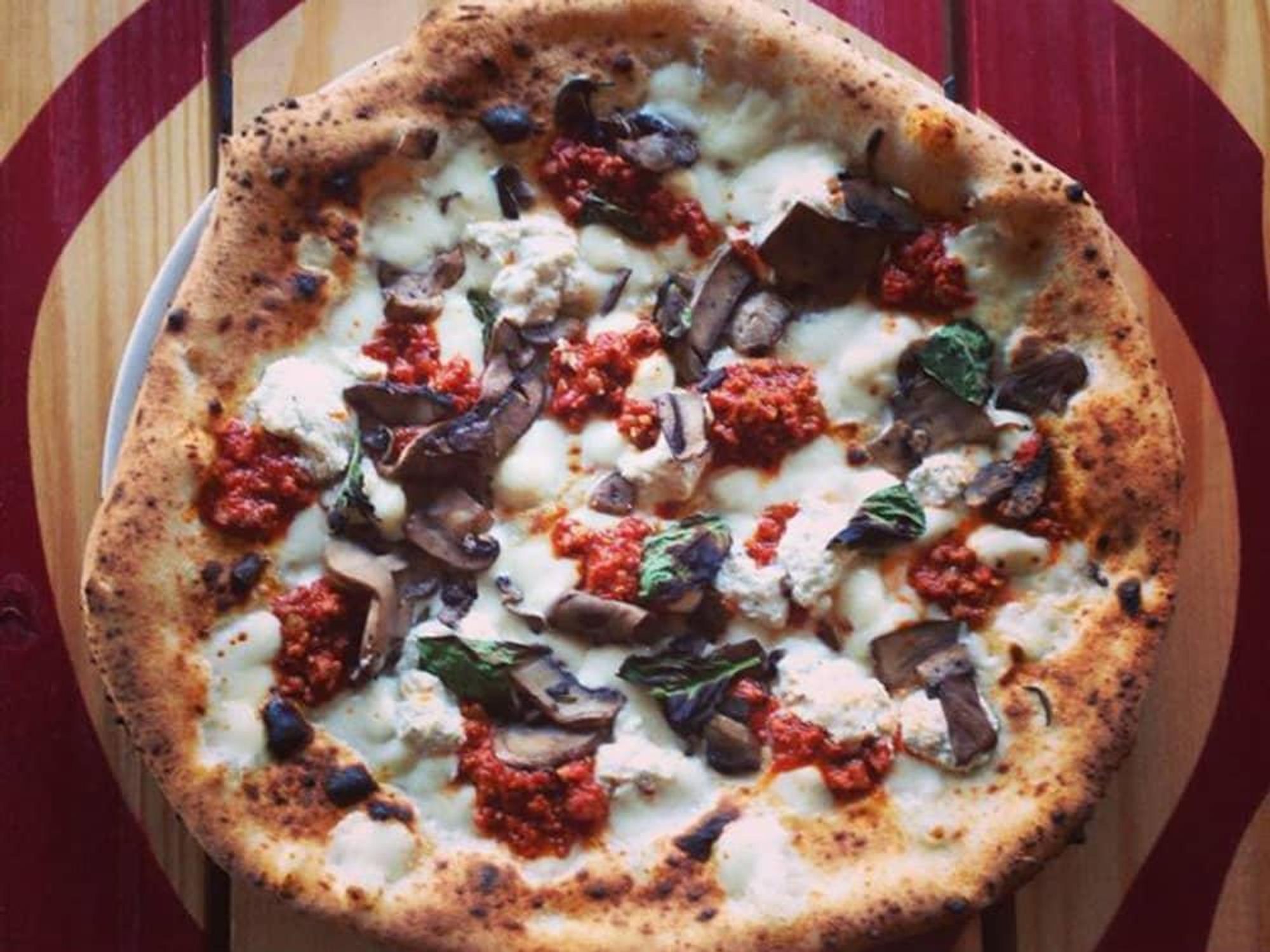 The Bruno pizza at Cane Rosso in Fairview