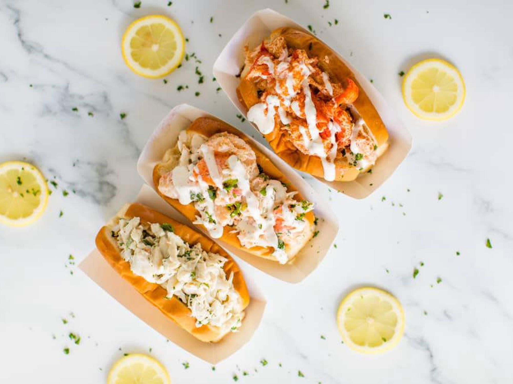 The Dock lobster rolls