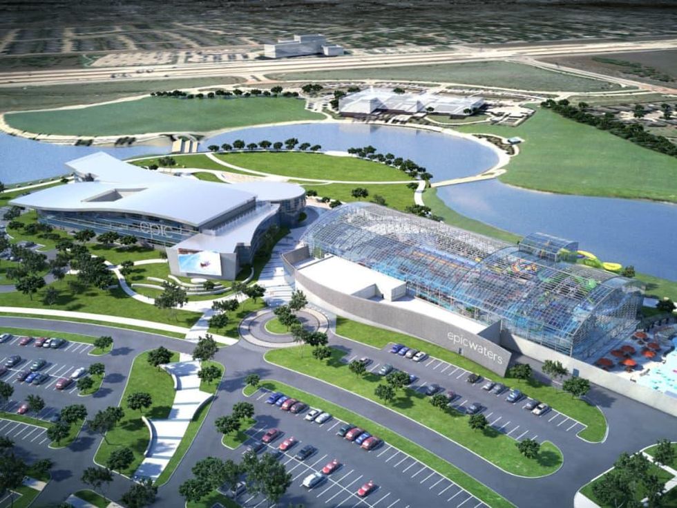 The Epic and Epic Waters Indoor Waterpark rendering