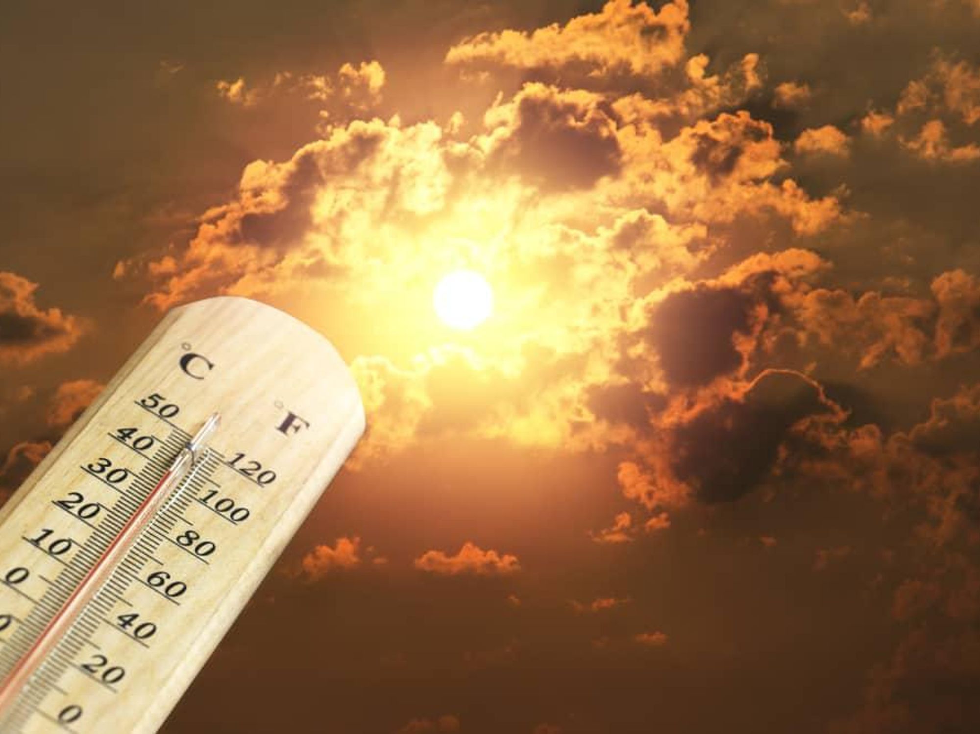 thermometer heat hot sun