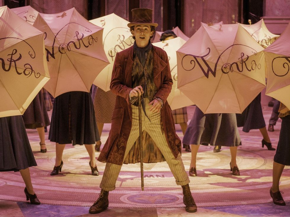 Timoth\u00e9e Chalamet in Wonka