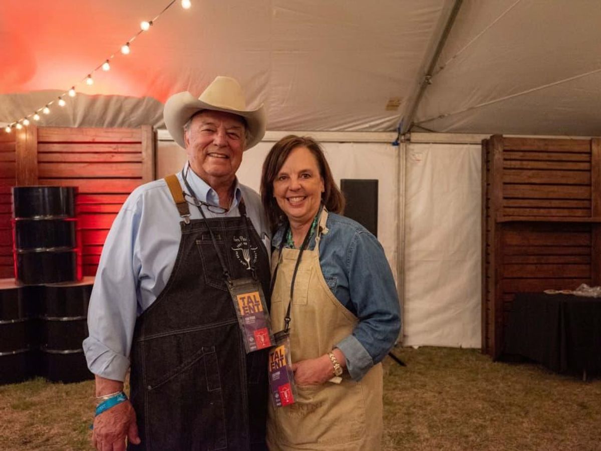 Tom Perini and Lisa Perini repped the venerable Perini's Ranch at Main ...