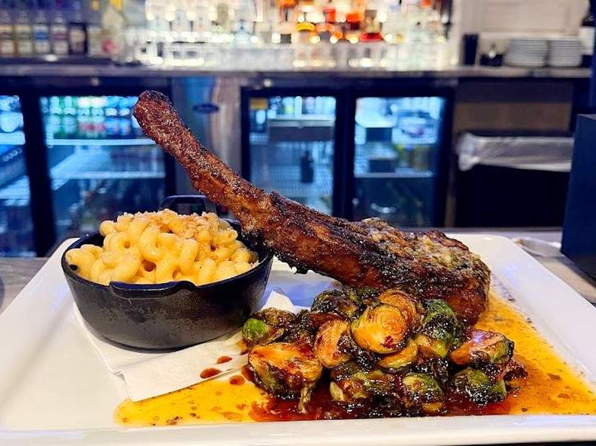 Tomahawk pork chop Rex's