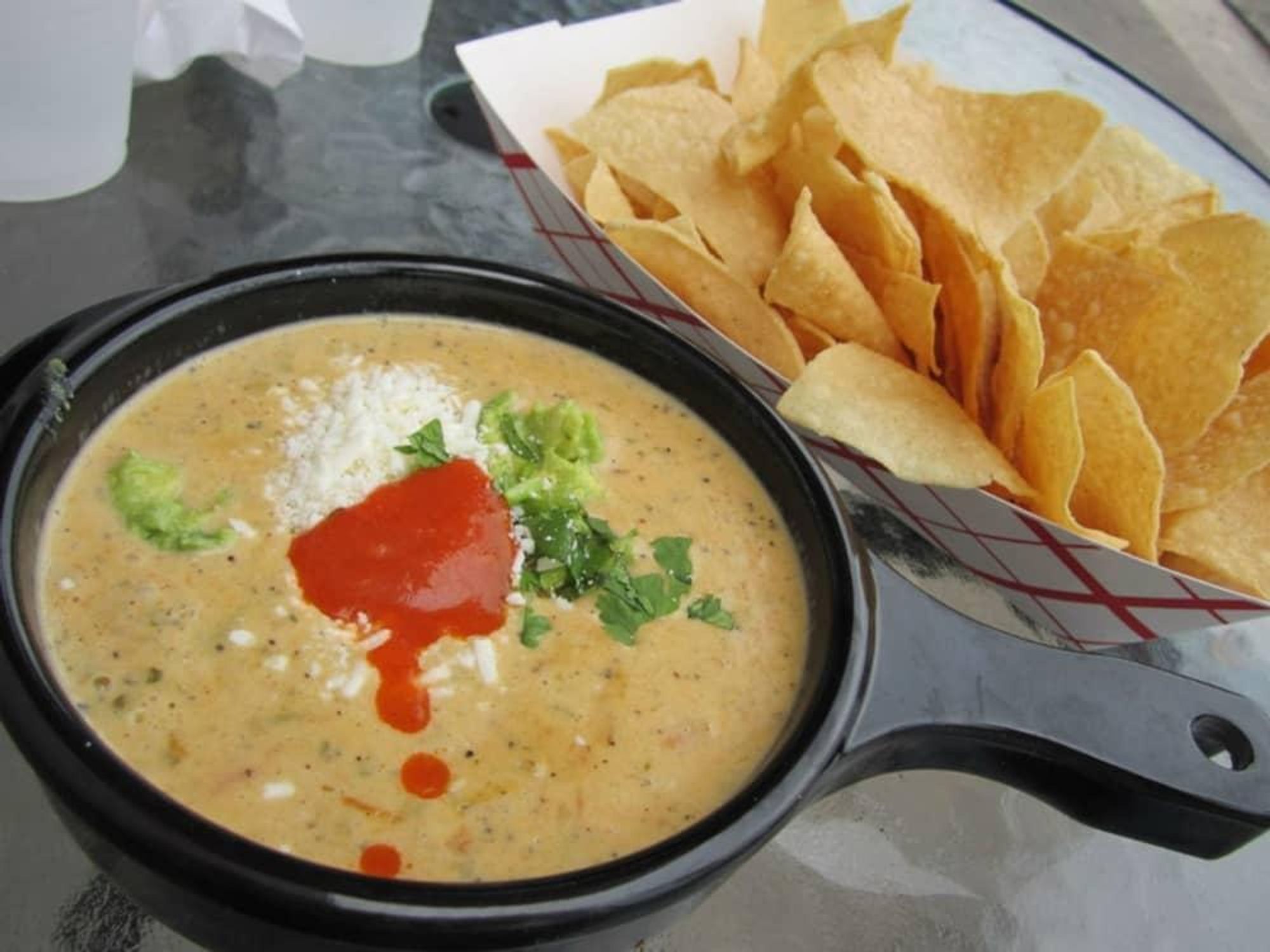 Torchy's Tacos queso and chips