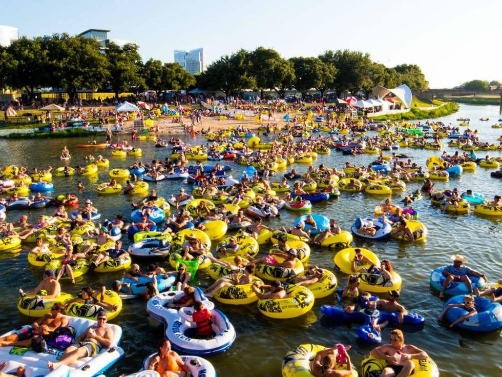 Tubers at Panther Island Pavilion