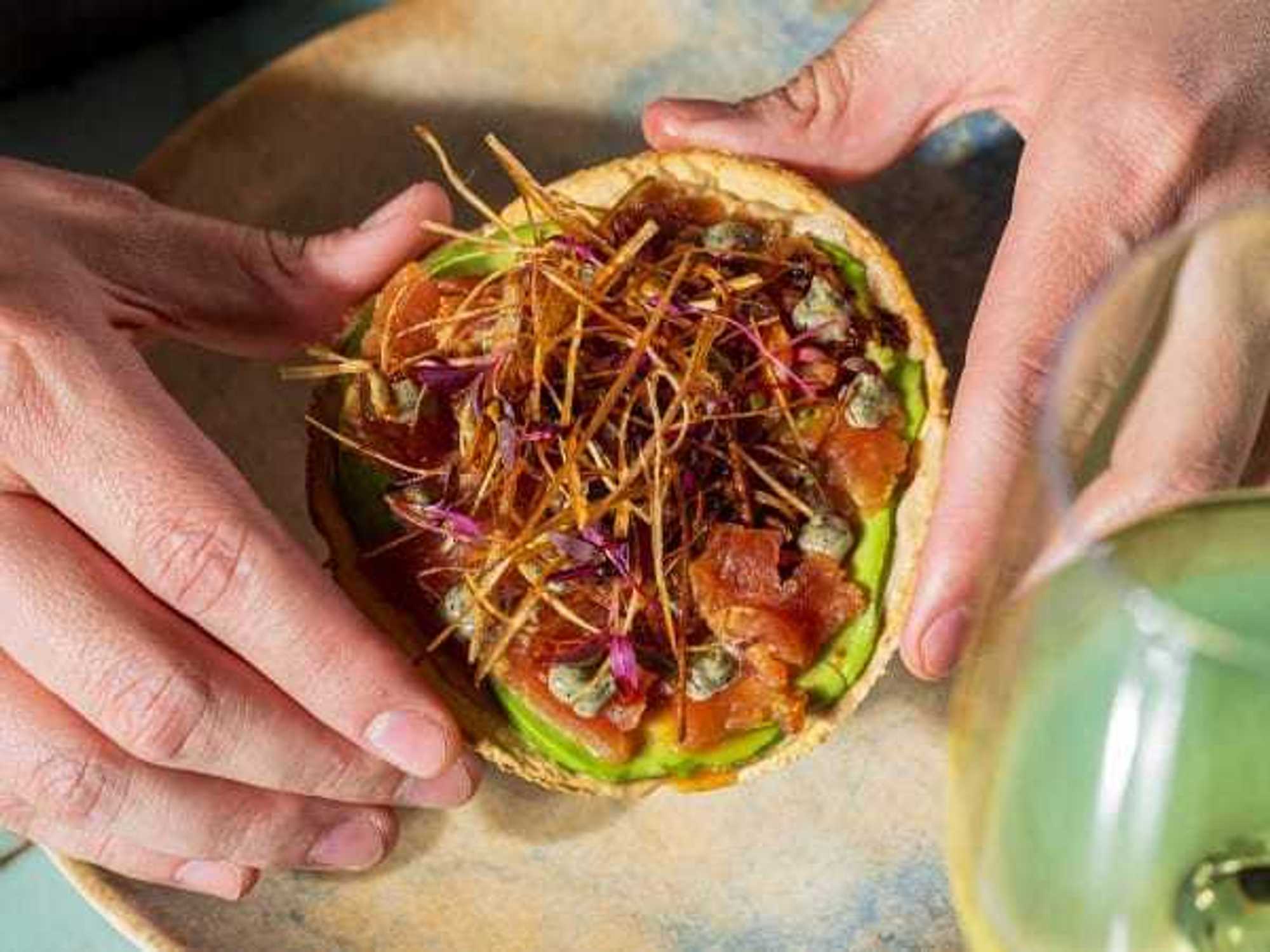 tuna tostada