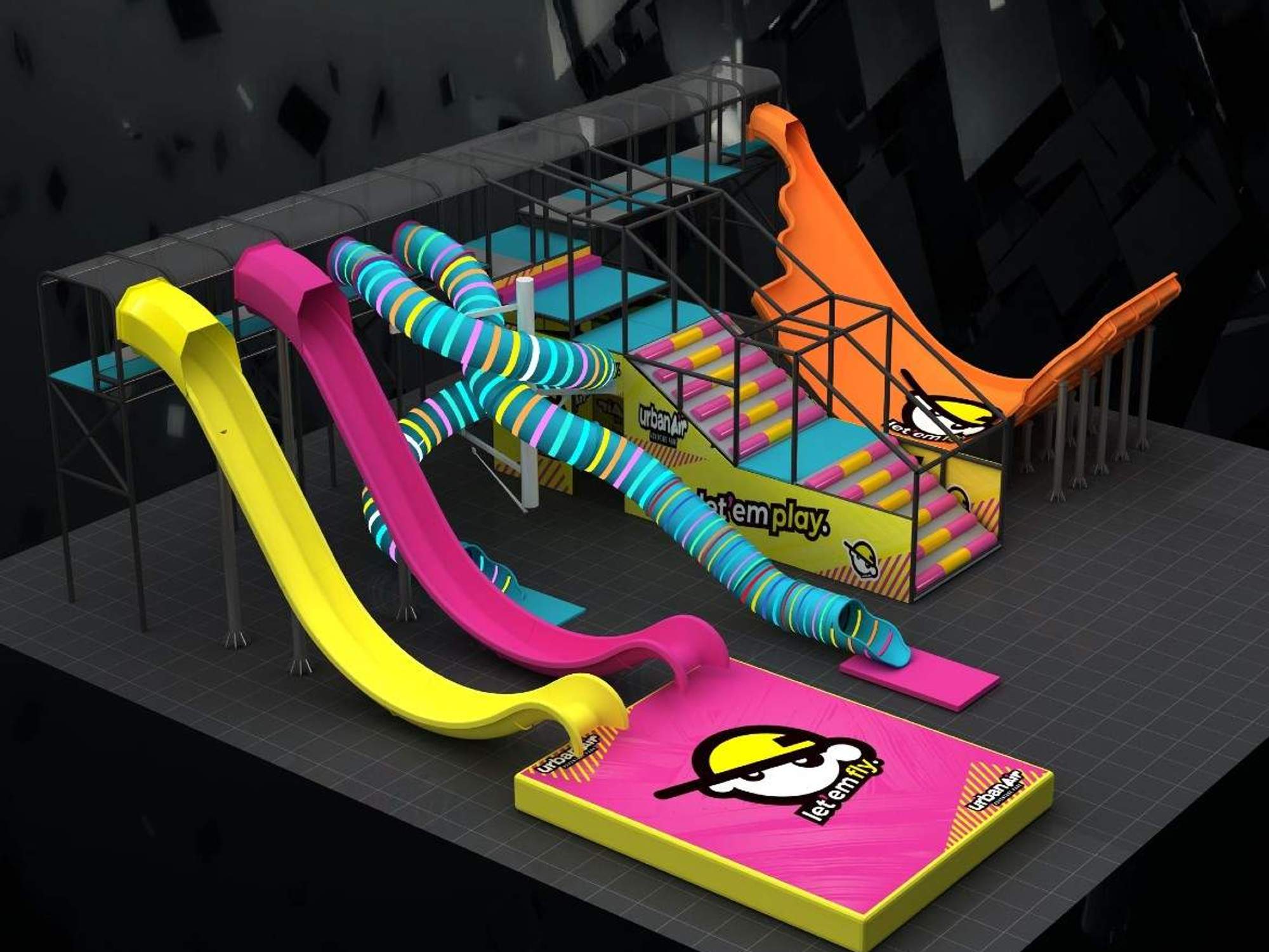 Urban Racer Map Urban Air indoor park slides in exclusive new attraction in Fort Worth ...