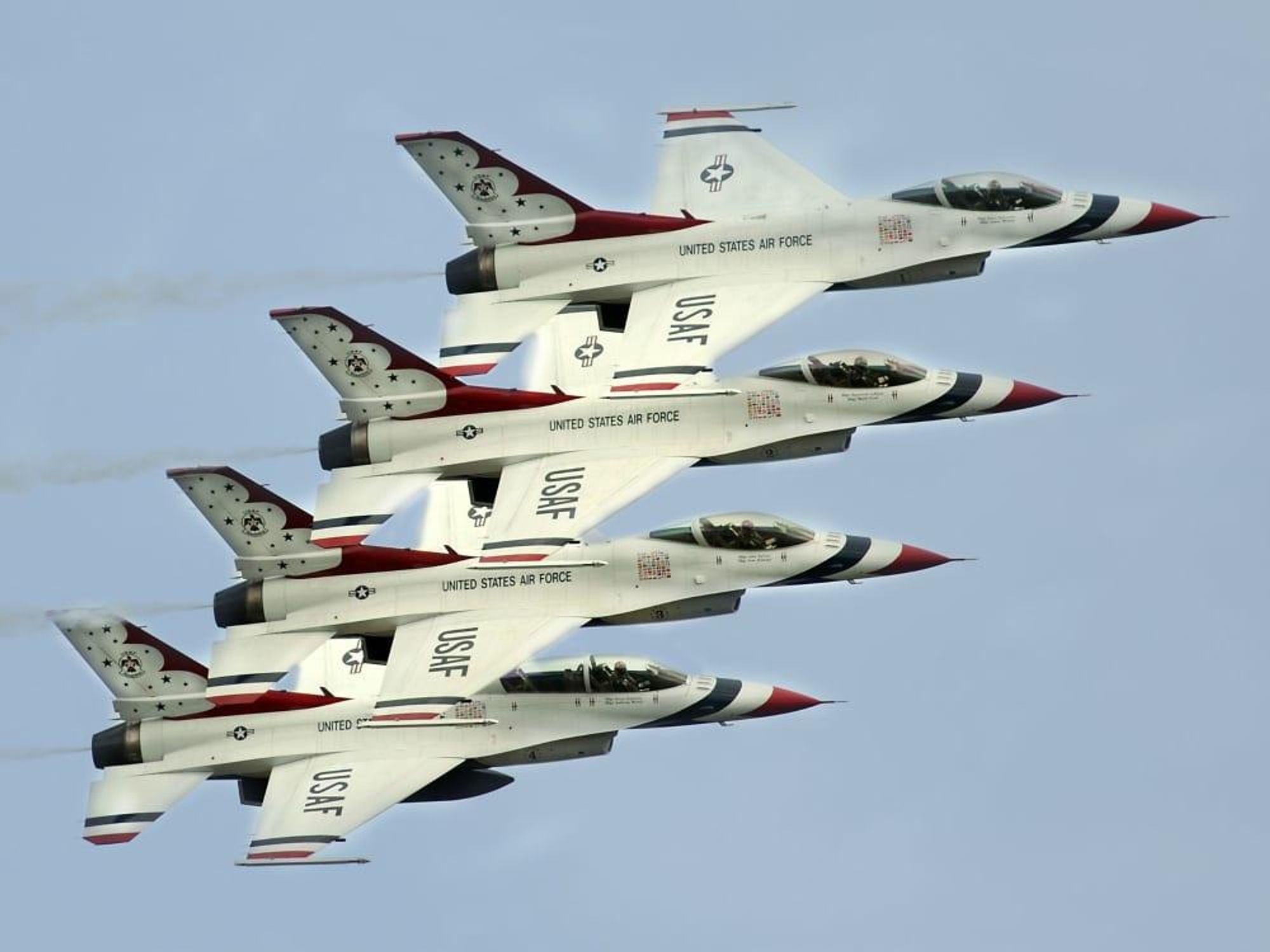 USAF Thunderbirds planes jets