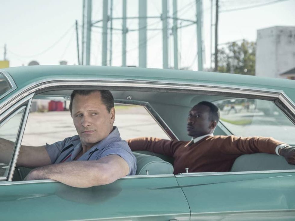 Viggo Mortensen and Mahershala Ali in Green Book
