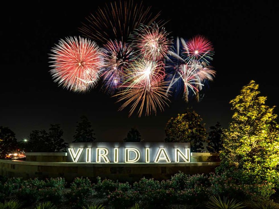 Viridian fireworks