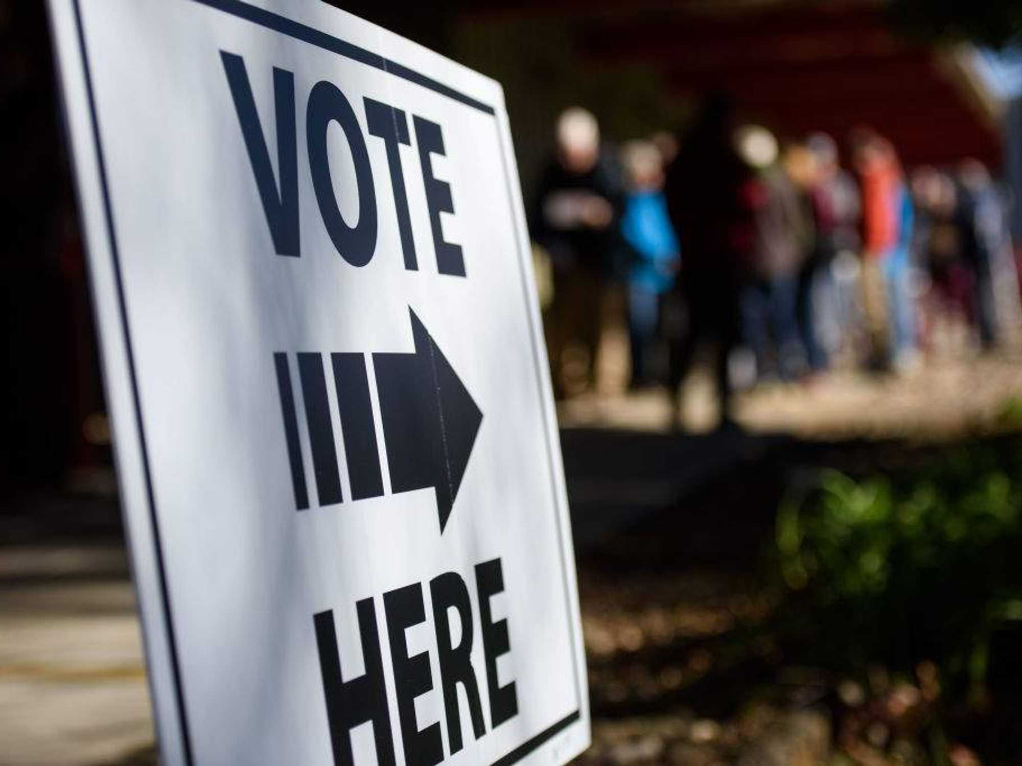 Voting polling station