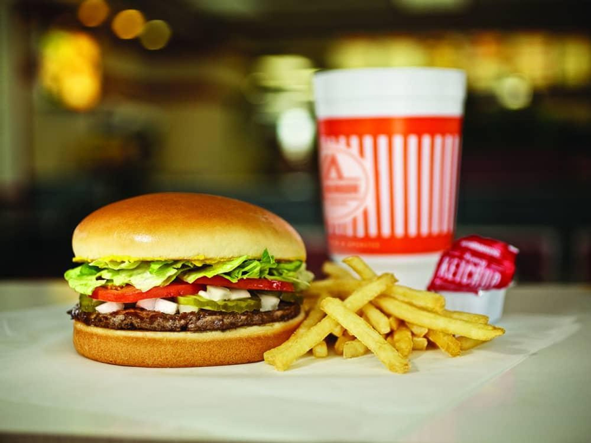 Whataburger burger french fries