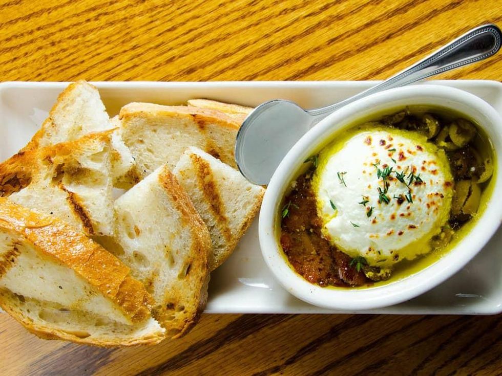 Whiskey Cake San Antonio restaurant goat cheese fondue