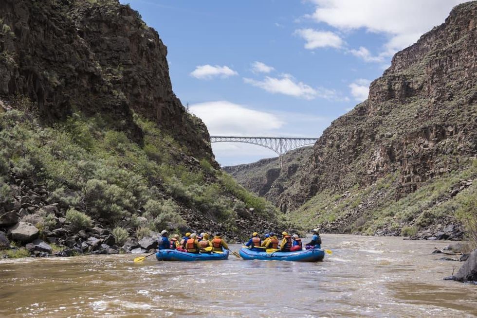 White water rafting in the Rio Grande