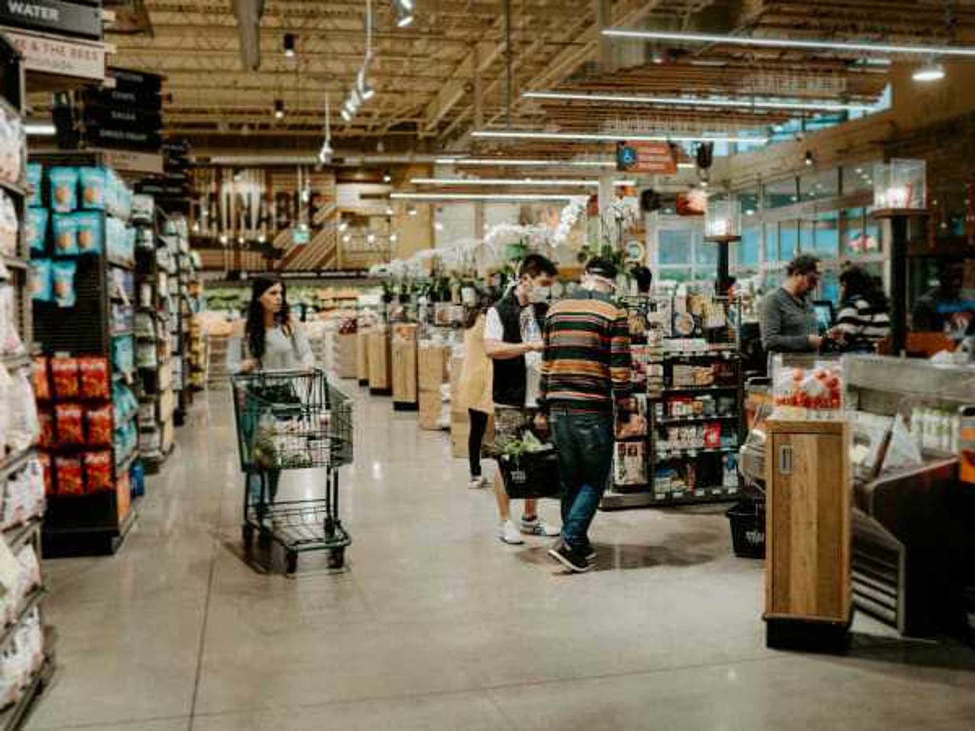 Whole Foods Market grocery shopping