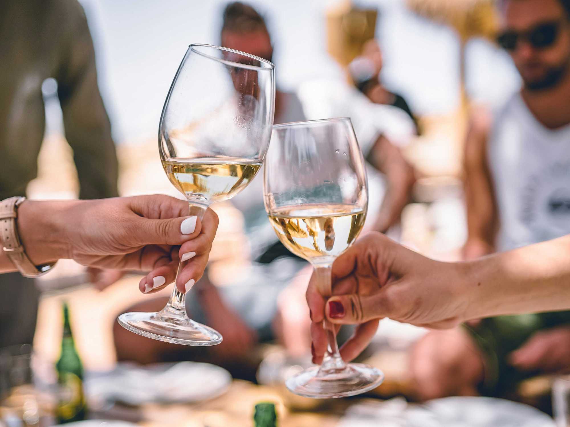 Wine, cheers, toast