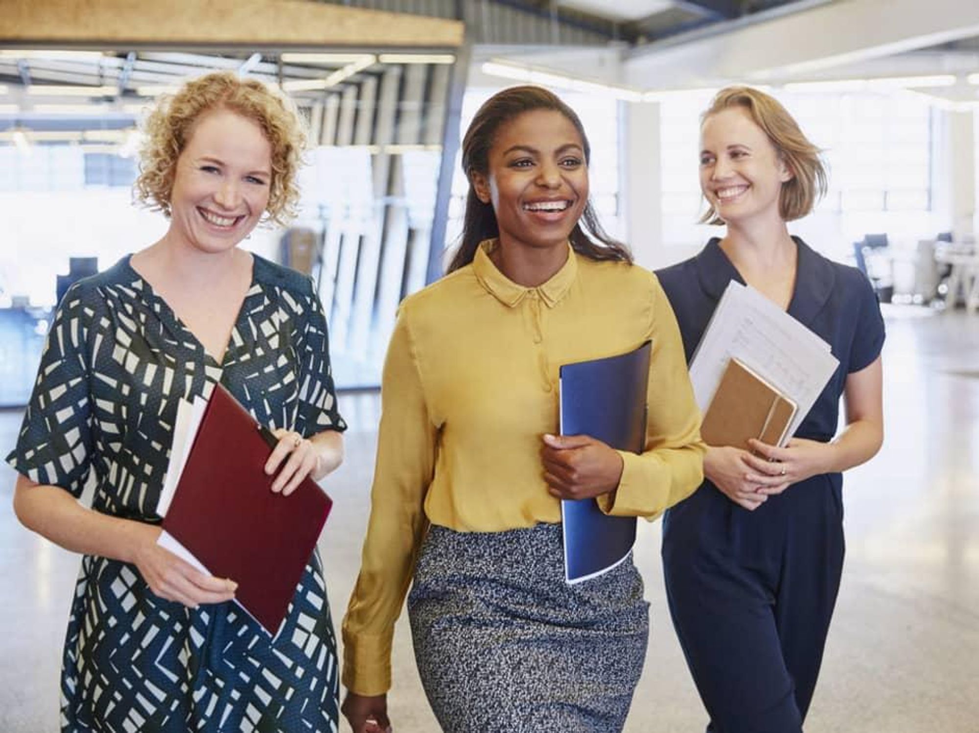 women working in an office