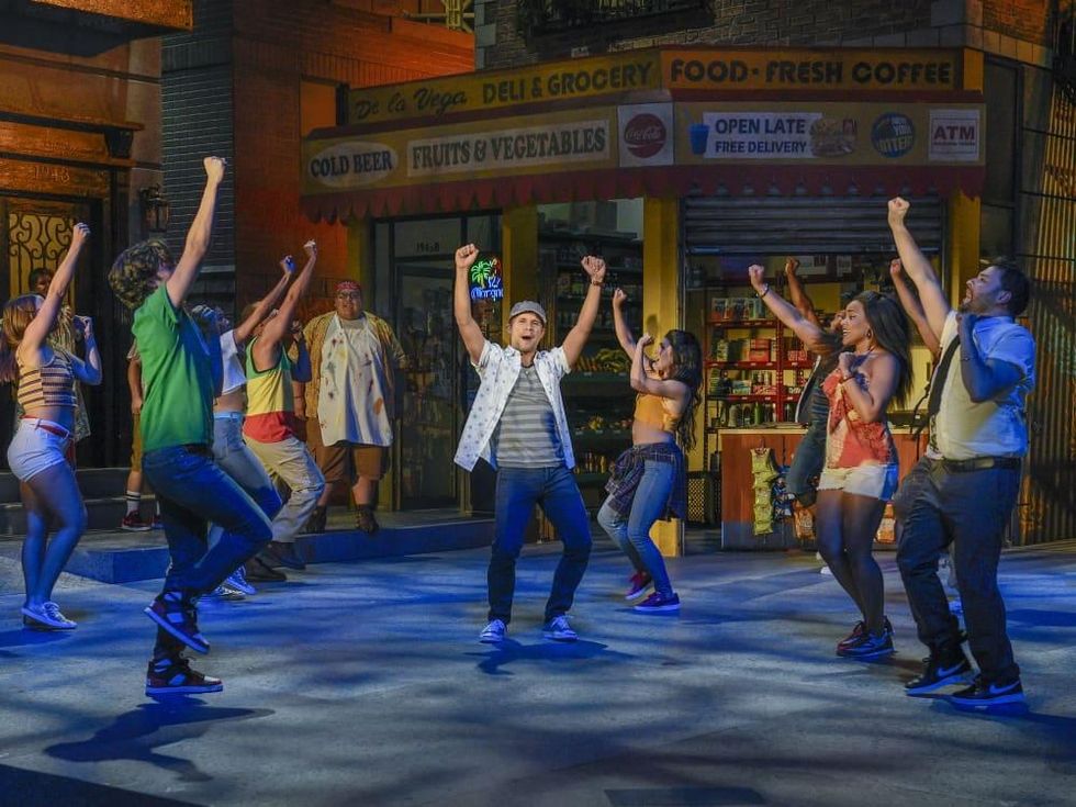 Xavier Cano and cast of Dallas Theater Center's In the Heights
