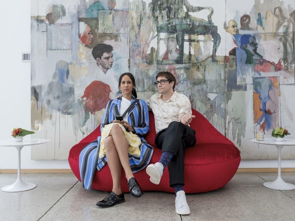 Zawe Ashton and Jake Gyllenhaal in Velvet Buzzsaw