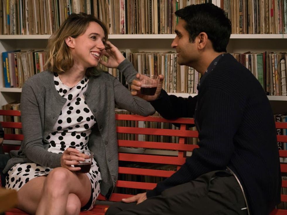 Zoe Kazan and Kumail Nanjiani in The Big Sick